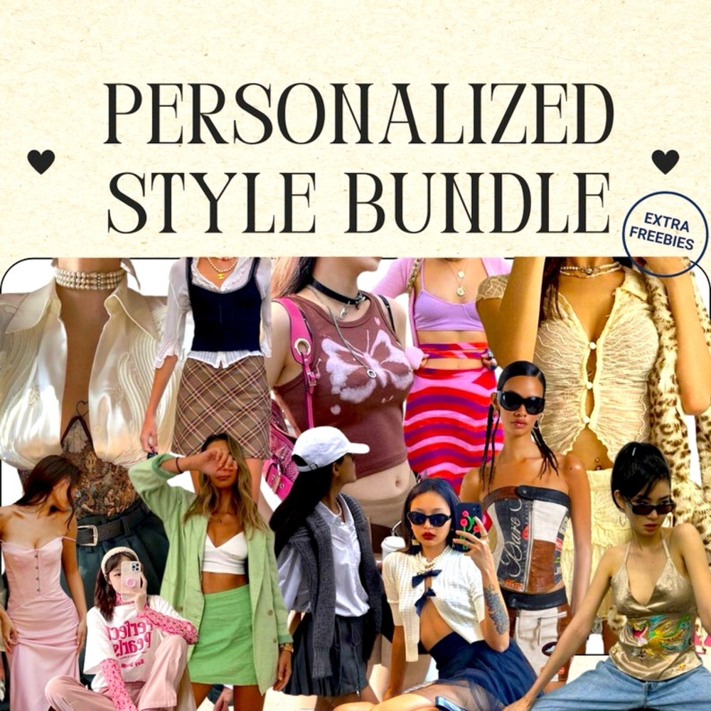 Personalized Style Bundle, Aesthetic Custom Thrift Pack, Mystery gift boxes